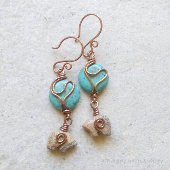 Southwestern Vibes! Mama Bears! Handmade Totem Bears & Spirit Animal Earrings - Picture 1 of 9